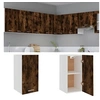 Image de Hangkast Lyon 29,5x31x60 cm bewerkt hout gerookt eikenkleurig826620