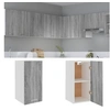 Image de Armoire suspendue Sonoma gris 29,5x31x60 cm Bois d ingénierie