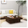 Image de Table basse Chêne fumé 90x90x28 cm Bois d'ingénierie826635