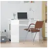 Image de Bureau Blanc brillant 100x55x75 cm Bois d'ingénierie