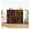 Image de Buffet Chêne fumé 91x29,5x75 cm Bois d ingénierie