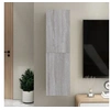 Image de Meuble TV mural Sonoma gris 30,5x30x110 cm