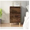 Image de Table de chevet chêne fumé 40x35x70 cm bois d'ingénierie819665