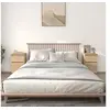Image de Tables de Chevet 2 pcs, Armoires de Nuit avec Rangement, Armoires de Lit, Tables de Nuit, Meubles de Chambre à Coucher, Scandinave, Chêne Sonoma