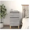 Image de Table de chevet sonoma gris 40x35x70 cm