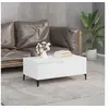 Image de Table basse Blanc 90x50x36,5 cm Bois d ingénierie