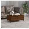 Image de Table basse Chêne marron 90x50x36,5 cm Bois d ingénierie