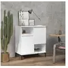 Image de Buffet Blanc 60x35x70 cm Bois d ingénierie