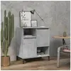 Image de Buffet Gris béton 60x35x70 cm Bois d ingénierie
