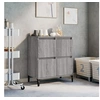 Image de Buffet Sonoma gris 60x35x70 cm Bois d ingénierie
