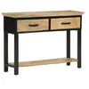 Image de Table console 110x30x75 cm bois de manguier massif brut 351618
