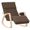 Image de Fauteuil à bascule tissu donkerbruin