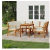 Image de 7-delige Tuinset met kussens massief acaciahout3154974