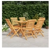 Image de 7-delige Tuinset massief teakhout3155000