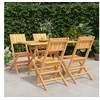 Image de 5-delige Tuinset massief teakhout3155007