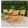 Image de 5-delige Tuinset massief teakhout3155011