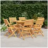 Image de 7-delige Tuinset massief teakhout3155014