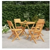 Image de 5-delige Tuinset massief teakhout3155020