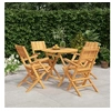 Image de Ensemble à Dîner de Jardin 5 pcs, Ensemble à Manger avec Table et Chaise, Ensemble de Salon, Meubles de Terrasse, 3155021
