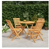 Image de 5-delige Tuinset massief teakhout3155025
