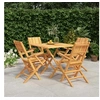 Image de Ensemble à Dîner de Jardin 5 pcs, Ensemble à Manger avec Table et Chaise, Ensemble de Salon, Meubles de Terrasse, 3155039