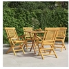 Image de Tuinstoelen 4 st inklapbaar 56x63x90 cm massief teakhout3155049