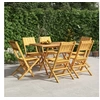 Image de Chaises de jardin pliantes lot de 6 47x61x90cm bois massif teck3155059