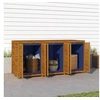 Image de Boîte de rangement de jardin 210x87x104 cm bois massif d'acacia 3155243
