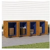 Image de Boîte de rangement de jardin 280x87x104 cm bois massif d'acacia 3155244
