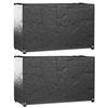 Image de Housses salon de jardin 2pcs 8oillets 125x55x75cm rectangulaire 3155341