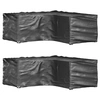 Image de Housses de salon de jardin en forme de L 2 pcs 12 oillets