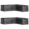 Image de Housses de salon de jardin en forme de L 2 pcs 16 oillets