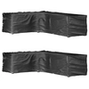 Image de Housses de salon de jardin en forme de L 2 pcs 18 oillets