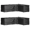 Image de Housses de salon de jardin en forme de L 2 pcs 18 oillets 3155378