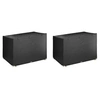 Image de Housses de balancelle 2 pcs 12 oillets 215x150x130/150 cm PE 3155382