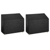 Image de Housses de banc de jardin 2 pcs 8 oillets 160x70x70-88 cm PE 3155390