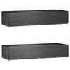 Image de Housses pour chaise longue 2 pcs 12 oillets 205x75x40 cm PE 3155393