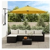 Image de Parasol mural jaune 290 cm, parasol de jardin, parasol d'extérieur, parasol de patio, parapluie, parapluie 362892