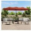 Image de Parasol dubbel dak 449x245 cm terracottakleurig362950