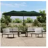 Image de Parasol de Jardin à Double Tête avec LED, Pare-soleil de Patio, Abri de Soleil, Parasol de Plage Terrasse Extérieur, 362954