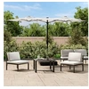 Image de Parasol dubbel dak 316x240 cm zandwit362961