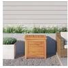 Image de Boîte de rangement de jardin et sac 60x50x58cm bois massif teck