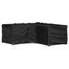 Image de Housse de salon de jardin en forme de L 12 oillets 185x185x70cm