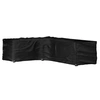 Image de Housse de salon de jardin en forme de L 16 oillets 210x260x80cm