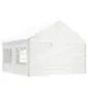 Image de Prieel met dak 4,46x4,08x3,22 m polyetheen wit3155486