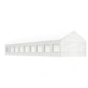 Image de Prieel met dak 20,07x4,08x3,22 m polyetheen wit3155493