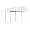 Image de Prieel met dak 6,69x2,28x2,69 m polyetheen wit3155503