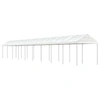 Image de Prieel met dak 20,07x2,28x2,69 m polyetheen wit3155509