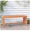 Image de Banc de jardin 110 cm bois massif d'eucalyptus 363288