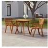 Image de Table de jardin 85x85x75 cm Bois d'acacia solide 363304